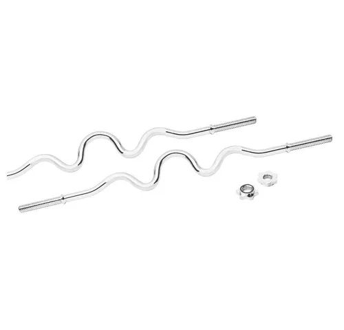 Bad Company Langhantelstange - Profi Super SZ-Hantelstange 122 cm - Langhantelstangen für Hardcore-Bodybuilding, ideal für Bizeps- und Trizeps-Übungen. Hochwertige Verchromung und max. Belastung bis 250 kg.