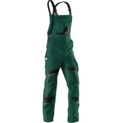 Kübler ActiviQ Latzhose 3250 - moosgrün/schwarz, Größe 28 - Hochwertige Latzhose für Handwerk und Industrie mit ergonomischem Schnitt, CORDURA-Verstärkung an den Ellenbogen und praktischen Taschen für optimale Funktionalität.