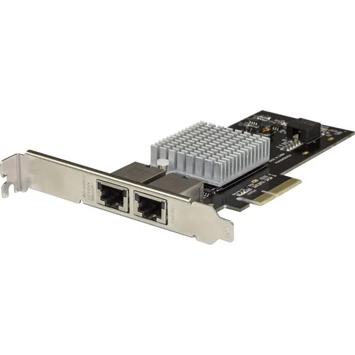 StarTech.com Dual Port 10G PCIe Netzwerk Karte - WLAN-Zubehör mit 10Gbit/s Dual Port PCIe Netzwerk Karte für hohe Datenübertragungsraten und Redundanz, ideal für anspruchsvolle Netzwerkumgebungen.