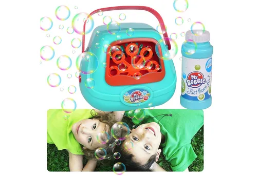 Sarcia.eu Seifenblasenmaschine Maschine zum Funkeln von Seifenblasen 110 ml Flüssigkeit MY BUBBLE