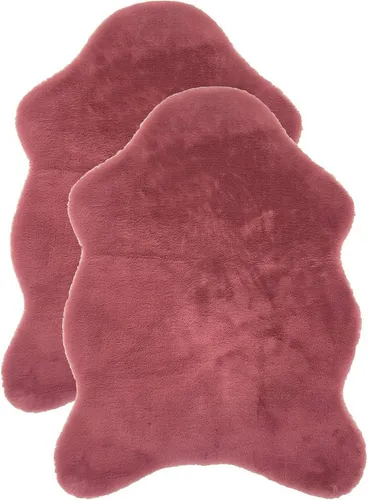 ASTRA Fellteppich Elda – Kuschelweiches Kunstfell im 2er Set - Kunstfell-Teppiche, ideal für Wohnzimmer und Kinderzimmer. Das 100% vegane Dekofell 