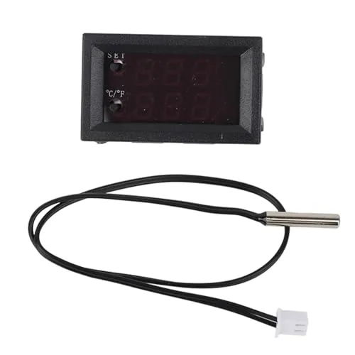 1PCS DC 12V Digitaler Thermostat mit Sensor