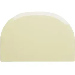 SCHNEIDER Teigschaber Elfenbein 227365, Rund 116 x 78 mm