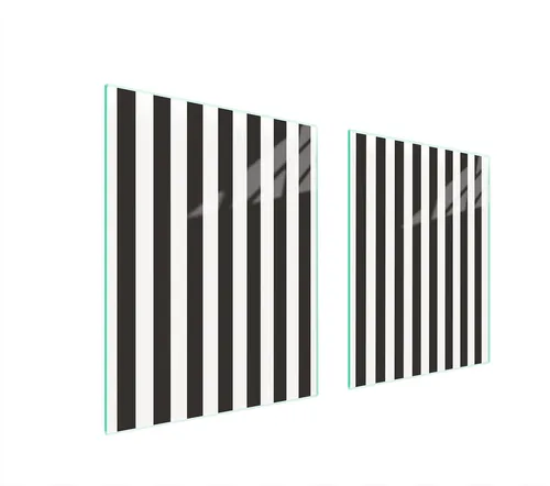 GLASSCHUTZPLATTE FÜR HERD 85x52 STREIFEN