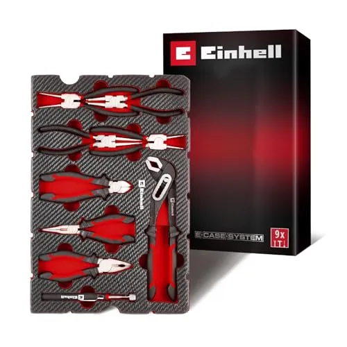 Einhell 370522 Zangen-Set 9-tlg. mit Koffereinlage von Einhell