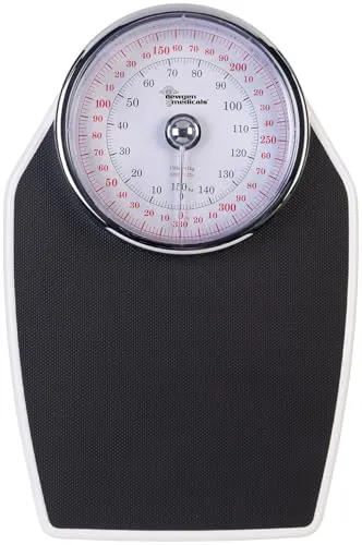 Produktbild newgen medicals Körperwaage: Mechanische Personenwaage, 20-cm-Skala, rutschfest, 150 kg Höchstlast (Körperwaage analog, Analoge Waage)
