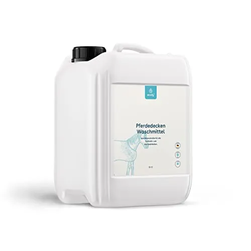 eco:fy Pferdedecken Waschmittel Rug Wash Deckenwaschmittel für atumgsaktive Synthetik- und Baumwolldecken (5 Liter)
