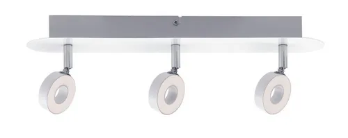 Paulmann Deckenleuchten Paulmann Spotlight Cycle LED 3x4,3W Weiß/Chrom 230V Metall, Paulmann Spotlight Cycle LED 3x4,3W Weiß/Chrom 230V Metall