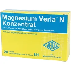 Magnesium Verla N Konzentrat 20 ST