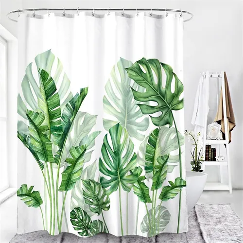 Lindong Duschvorhang Motiv-A 240x200cm Wasserabweisend