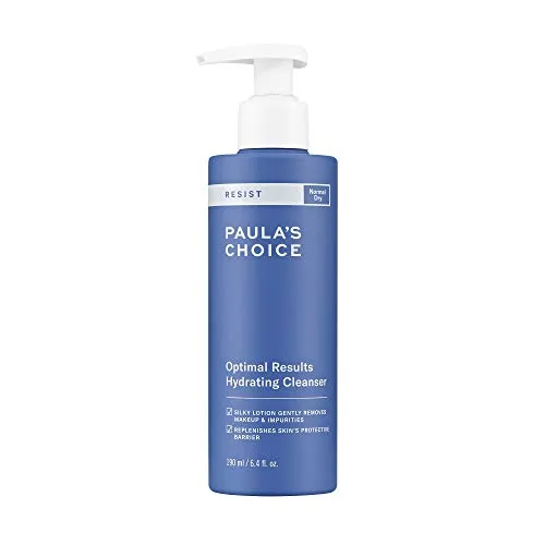 Paula's Choice RESIST Hydrating Gesichtsreiniger - 190 ml - Reinigungsmilch für normale bis trockene Haut, befreit sanft von Make-up und Talg, stärkt die Hautbarriere und wirkt der Hautalterung entgegen mit grünem Tee.