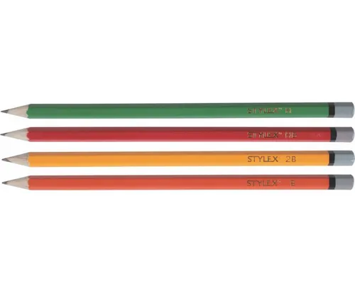 Bleistifte aus FSC-Holz H HB 2B B ohne Radiergummi 4