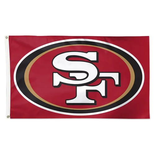 Wincraft NFL Flagge 150x90cm - San Francisco 49ers - Fanartikel für echte Fans, großflächige Flagge in lebendigen Farben für ein optimales Stadion-Feeling zu Hause.