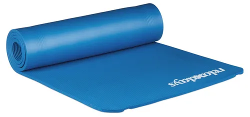 relaxdays Yogamatte blau 60,0 x 180,0 x 1,0 10020675_45