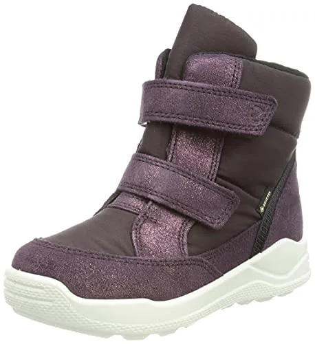 Ecco Winterstiefel URBAN MINI Stiefelette lila 22 EU - Babyschuhe, bequeme und stylische Stiefelette aus Leder und Textil, ideal für kalte Tage und für die ersten Schritte.