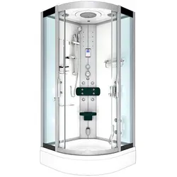 Duschkabine D46-60T0-EC Komplettdusche 100x100 cm