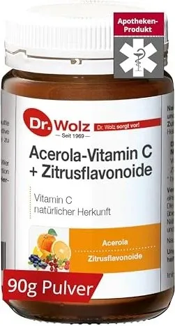 VITAMIN C+BIOFLAVONOIDE Dr.Wolz Pulver 90 g