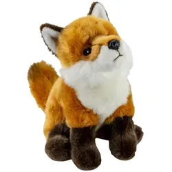Carl Dick Fuchs sitzend, ca. 21cm - Hochwertiges Kuscheltier - Kuscheltiere: Qualitativ hochwertiger Rotfuchs in sitzender Position, mit weichem Fell und Granulat-Kügelchen für extra Kuschelgefühl. Ideal für Kinder und Sammler!