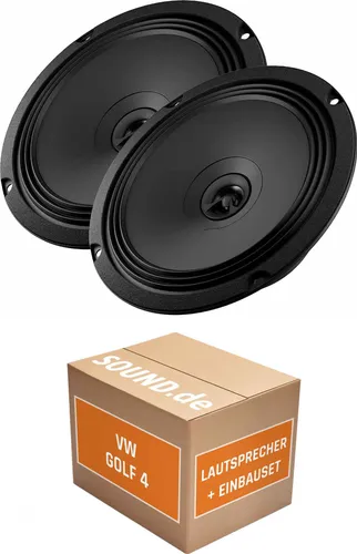 Audison APX 6.5 Lautsprecher Einbaupaket für VW Golf 4 + Variant/Kombi - Komplettset für den Austausch der Hecklautsprecher in Ihrem VW Golf IV (1997-2006). Mit 2x Audison APX 6.5 Lautsprechern und praktischem Einbauzubehör. Genießen Sie verbesserten Klang und einfache Installation.