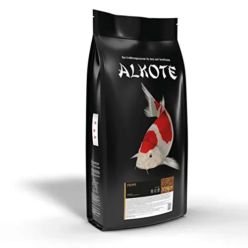 AL-KO-TE, 1-Jahreszeitenfutter für Kois und Zierfische, Sommermonate, Schwimmende Pellets, 6 mm, Basisfutter Prime, 9 kg