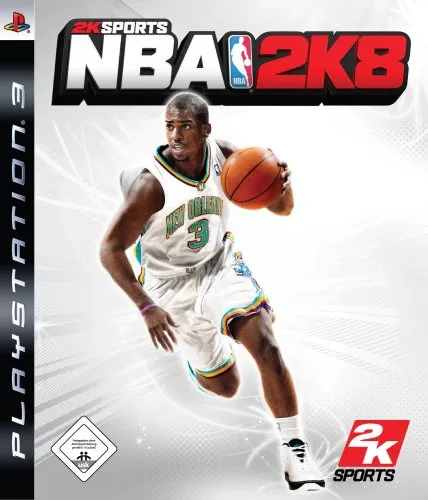 NBA 2K8 für PS3 - Basketball-Simulationsspiel mit realistischer Grafik und Gameplay, USK 0, ideal für Sportfans und Gamer jeden Alters.