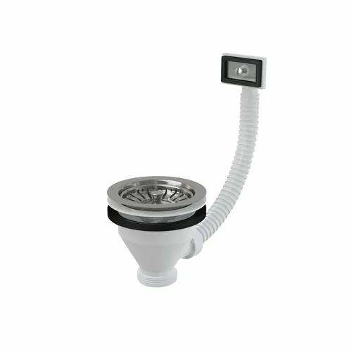 Ablaufgarnitur Spülbecken Siphon 1,5'' mit / ohne Überlauf | Küche, Spülenablauf