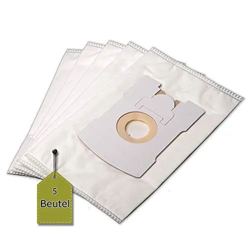 eVendix 5 Staubsaugerbeutel, Staubbeutel, Filtertüten kompatibel mit Vorwerk Tiger VT 265, VT 270, VT 300 aus Vlies mit HEPA-Filter-Schicht, ähnlich Vorwerk FP256-300