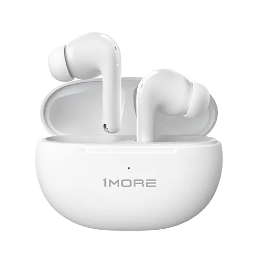 1MORE Q20 In Ear Kopfhörer Bluetooth 5.3, Kopfhörer Kabellos mit Active Noise Cancelling, Earbuds mit 4 Mikrofone, KI-ENC für Klare Anrufe, IPX4, 30 Std. Spielzeit, Niedrige Latenz (Weiß)