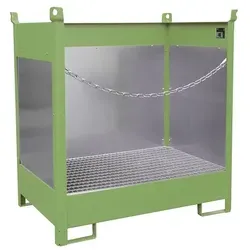 BAUER Fass-Stapelpalette FSP-2-G mit Spritzschutz von Bauer