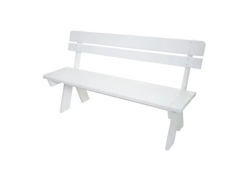 PROREGAL Gartenbank 148 cm aus massivem Kiefernholz - Robuste Gartenbank für bis zu drei Personen, aus hochwertigem Kiefernholz gefertigt. Ideal für Garten und Terrasse, mit glatter Oberfläche für einfache Pflege und stabiler Konstruktion.