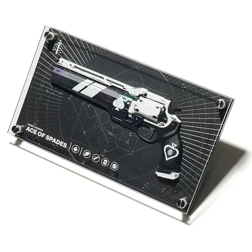 Numskull Ace of Spades Exotische Waffenfigur 12x6 (30x17 cm) Limited Edition Sammelreplik-Statue - Offizielles Destiny Merchandise - FPS Sci-Fi Action Videospiel Figur