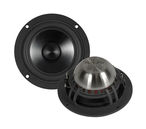 MG3M Mitteltöner Paar - Car-HiFi-Lautsprecher mit 7,5 cm Aluminium-Membran, RMS 60 Watt, ideal für kraftvollen Klang und klare Mitten in Ihrem Fahrzeug.