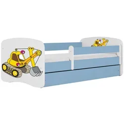 Raumhirsch Furniture Kinderbett Bagger, Blau, 80x140 cm in blau von Raumhirsch Furniture