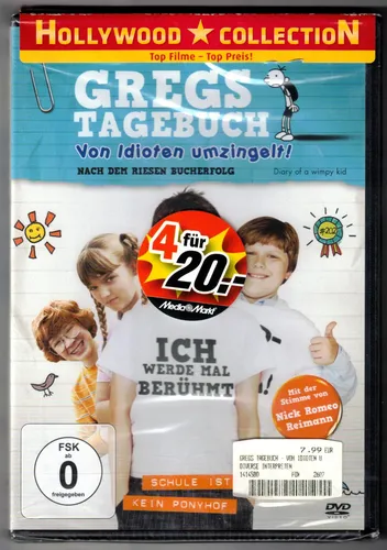 Gregs Tagebuch - Von Idioten umzingelt! - DVD - NEU/OVP (2011)