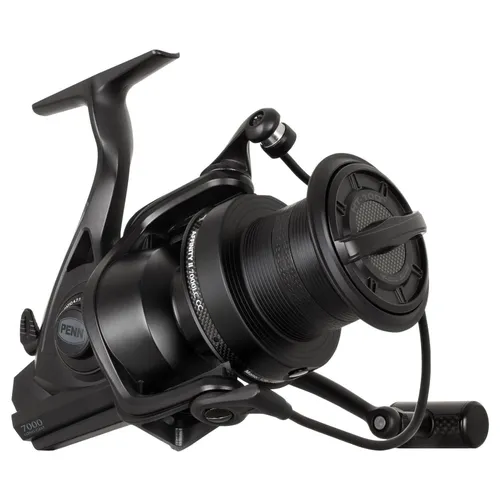 PENN Affinity II LC Black CC - Leichte Angelrolle mit Karbon-Technologie - Angelrollen mit HT-100 Full Carbon Drag und leichtem Aluminiumgriff für müheloses Angeln. Ideal für ambitionierte Angler, die Wert auf Qualität und Gewichtseinsparung legen.