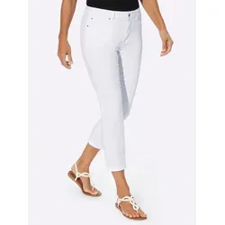 Witt Bequeme Jeans 7/8-Jeans leicht vertieft beige 38