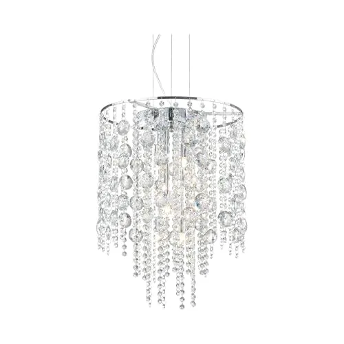 Ideal Lux EVASIONE SP8 G9 Chrome – Elegante Deckenleuchte in silber von Ideal Lux