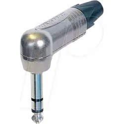 NEUTRIK NP3RX - Winkelstecker 3-polig, 6,35 mm, silbern