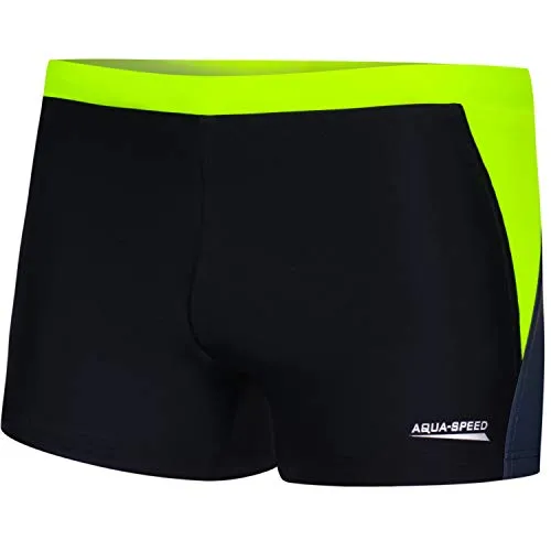 Aqua Speed Dario Badehose für Herren - UV-Schutz und modernes Design | Größe XXL, Schwarz/Grau/Fluo Gelb - Moderne dreifarbige Badehose Dario aus innovativem Vita-Gewebe. Ideal für Training und Freizeit, mit optimaler Passform und innerem Kordelzug. UV- und chlorresistent für lange Freude beim Schwimmen. Jetzt bestellen und gratis E-Book sichern!