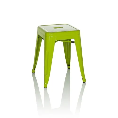 hjh OFFICE Metall Hocker VANTAGGIO Grün in grün von hjh Office