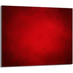 Glasschutzplatte Für Herd 60x52 Rot in rot von OEM