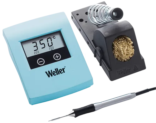 WELLER WSM1C - Tragbare Lötstation mit Akku - Lötgeräte für mobile Anwendungen, ideal für Servicetechniker mit bis zu 1 Stunde Lötzeit und extrem schneller Aufheizzeit von nur 5 Sekunden.