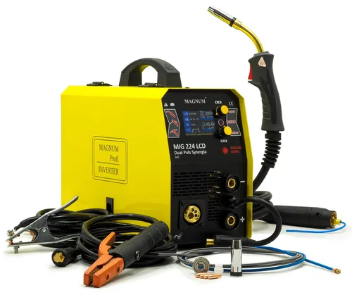 Produktbild Magnum™ MIG/MAG LCD 3in1 Synergy DOPPEL PULS Inverter Schweißgerät 200Amp LCD