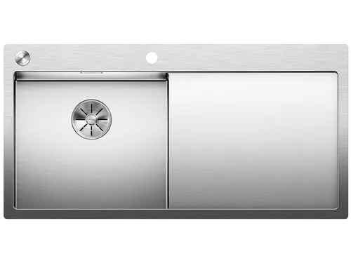Blanco CLARON 5 S-IF Spüle 1000 x 510 mm - Einbauspüle aus Edelstahl mit praktischen Tropfbereich, ideal für moderne Küchen und besonders langlebig.