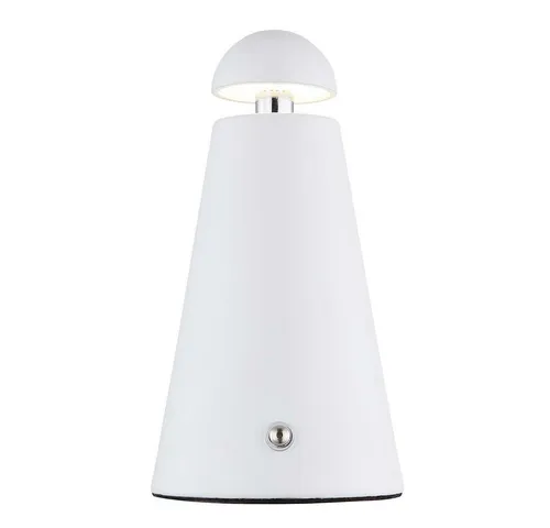 GLOBO LIGHTING Schreibtischlampe mit Touchdimmer - Moderne Tischleuchte in Weiß mit fest verbautem LED-Leuchtmittel, Farbwechsel und Touch-Funktion. Ideal für gemütliches Lesen und Arbeiten, mit einer Höhe von 16 cm und einem eleganten Design.