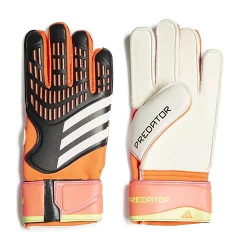 adidas Performance Predator Match TW-Handschuhe Solar Energy schwarzrotgelb 10,5 - Torwarthandschuhe mit hervorragendem Grip und Flexibilität, ideal für ambitionierte Torhüter.