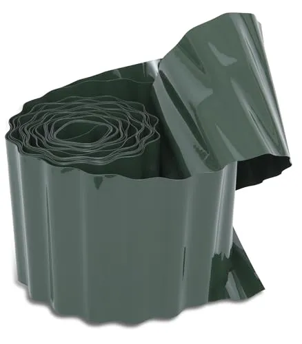 Windhager Rasenkante - Beeteinfassung und Mähkante, 9 m x 20 cm - Rasenkanten für eine perfekte Einfassung von Rasenflächen, handbetrieben und energieeffizient, ideal für gepflegte Gärten.