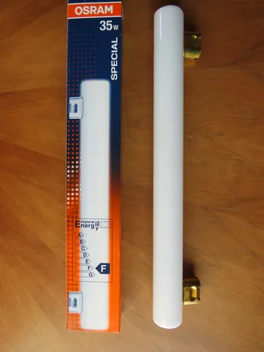 WERTIGE METALLSOCKEL OSRAM LINESTRA 35W S14s OPAL weiß SPC. LIN 1603 Linienlampe