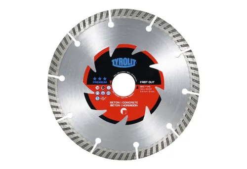 TYROLIT Diamant-Trennscheibe PREMIUM*** für Mauerschlitzer, 150 mm - Trennscheibe mit 150 mm Durchmesser, ideal für präzise Schnitte in Mauerwerk und Beton, hohe Lebensdauer und schnelle Ergebnisse.