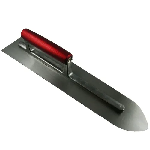 Bodenlegerkelle spitzförmig Estrichkelle Glättekelle 585 x 90mm Steinholzglätte